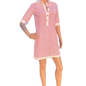 Lacoste Women’s White & Pink Dress (38)